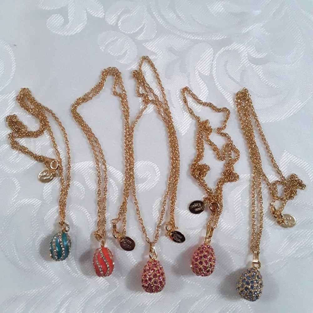 NWOT Keren Kopal Egg Pendants, Various Colors (Sold Separately)